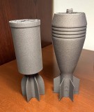 Příklady minometných střel bez hlavice