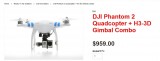 DJI Phantom 2 Quadcopter + H3-3D Gimbal Combo