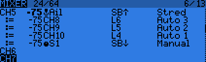 Reverzované druhé krídielko